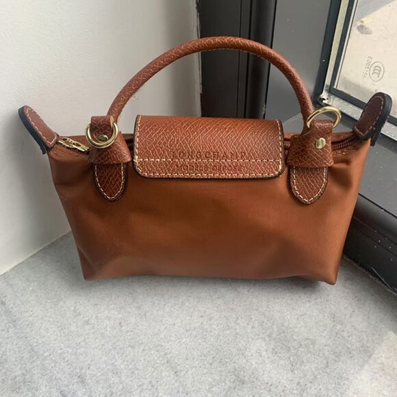 Longchamp Brown Leather Handbag - Picture 3 of 14